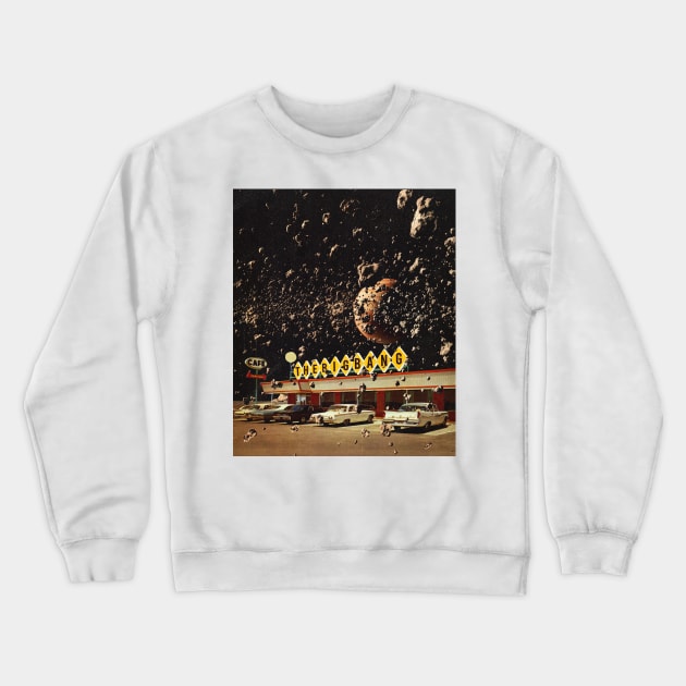 Meteor Shower Crewneck Sweatshirt by CollageSoul